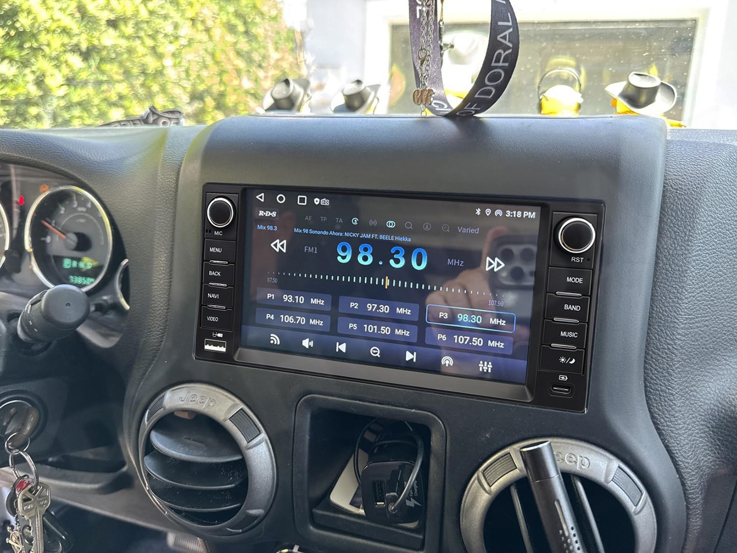 7″Car Radio Stereo For Jeep Wrangler JK / Unlimited 2007-2018 Android 15 Carplay