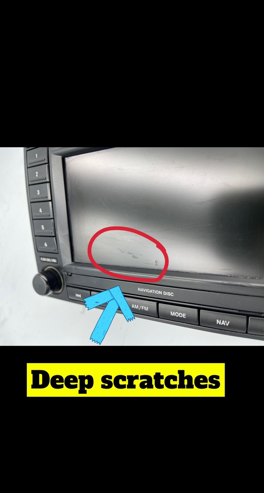 Chrysler Dodge Durango Charger Magnum 6 CD Navigation Screen Radio 05064184AC