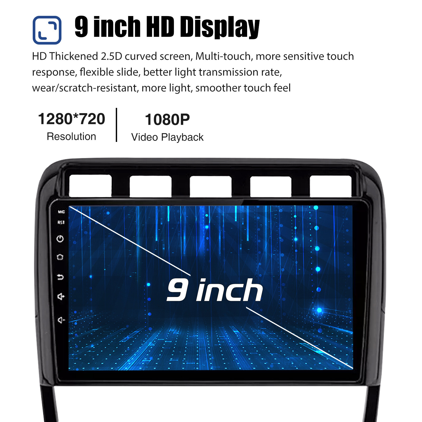 FOR 2002-2010 PORSCHE CAYENNE ANDROID 14 CARPLAY CAR STEREO RADIO GPS NAVI + CAM