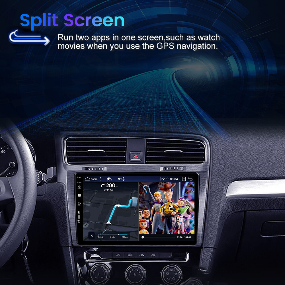 6GB+128GB Android 16 GPS Car Stereo For Volkswagen Golf 7 2012-2020 DSP Car play
