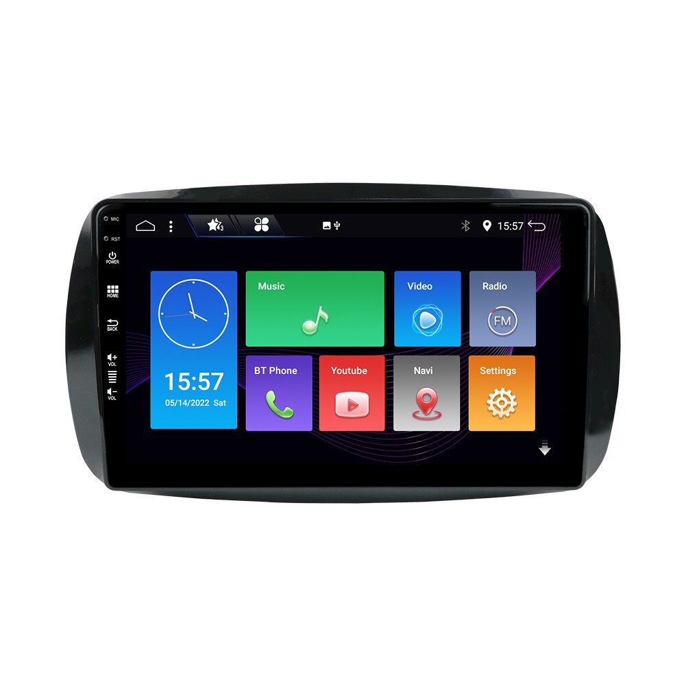 For Benz Smart Forfour Fortwo 453 4+64GB Carplay Car Radio Android 15 WIFI CAM