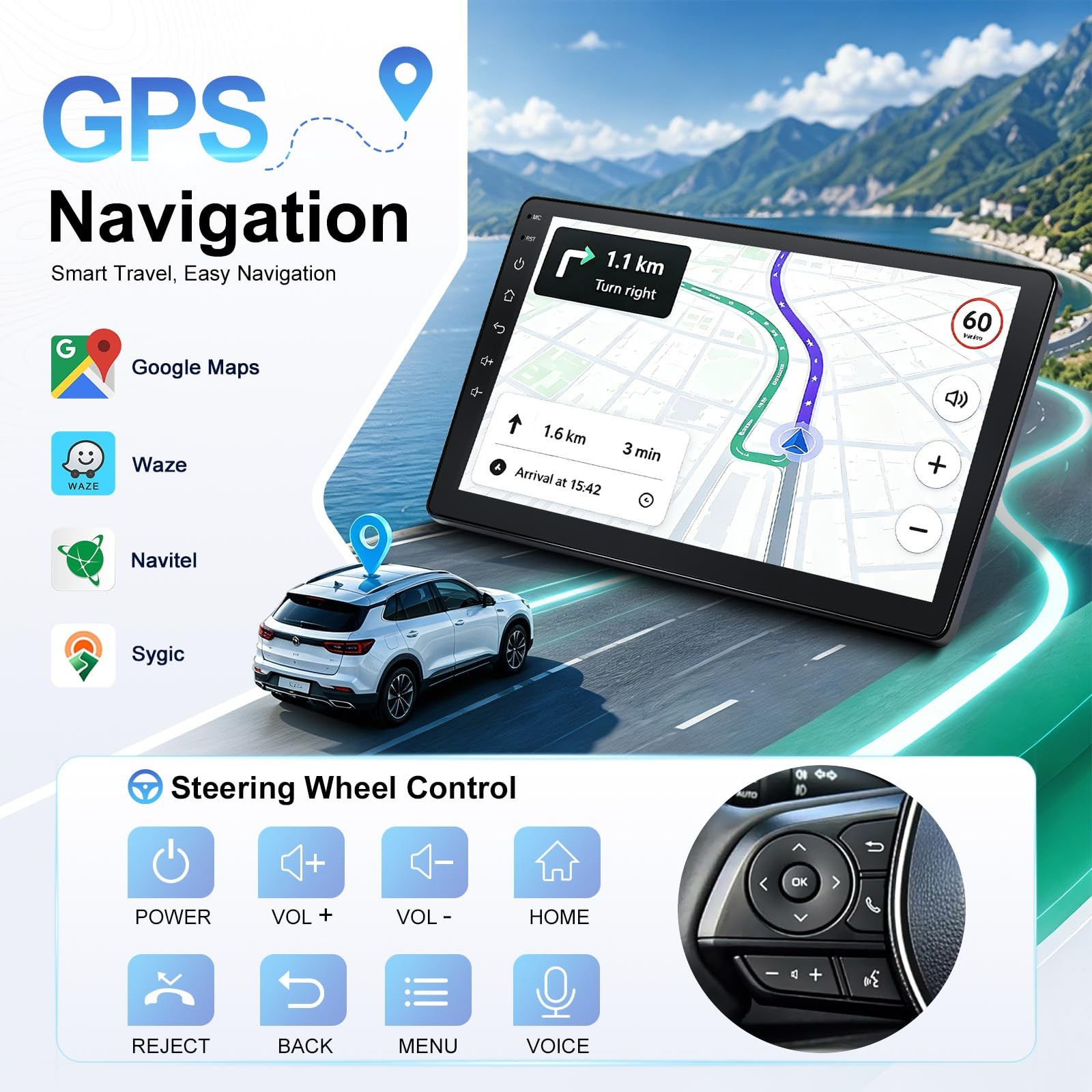** NEW 2010-2015 Chevy Camaro | 10.33″ Stereo | CarPlay | 8-Core | 4GB+64GB