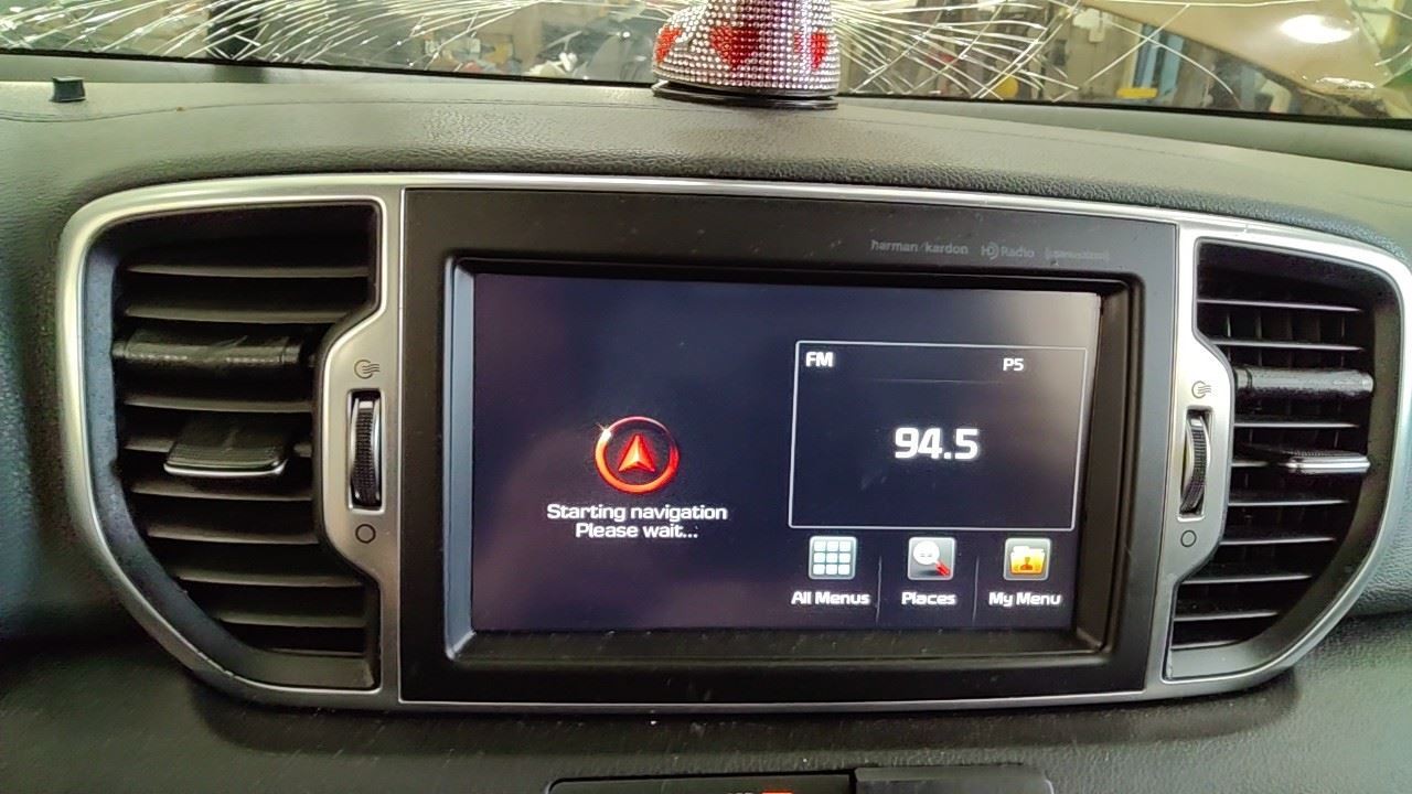 Audio Equipment Radio Receiver With Navigation Fits 17-19 SPORTAGE 7183868