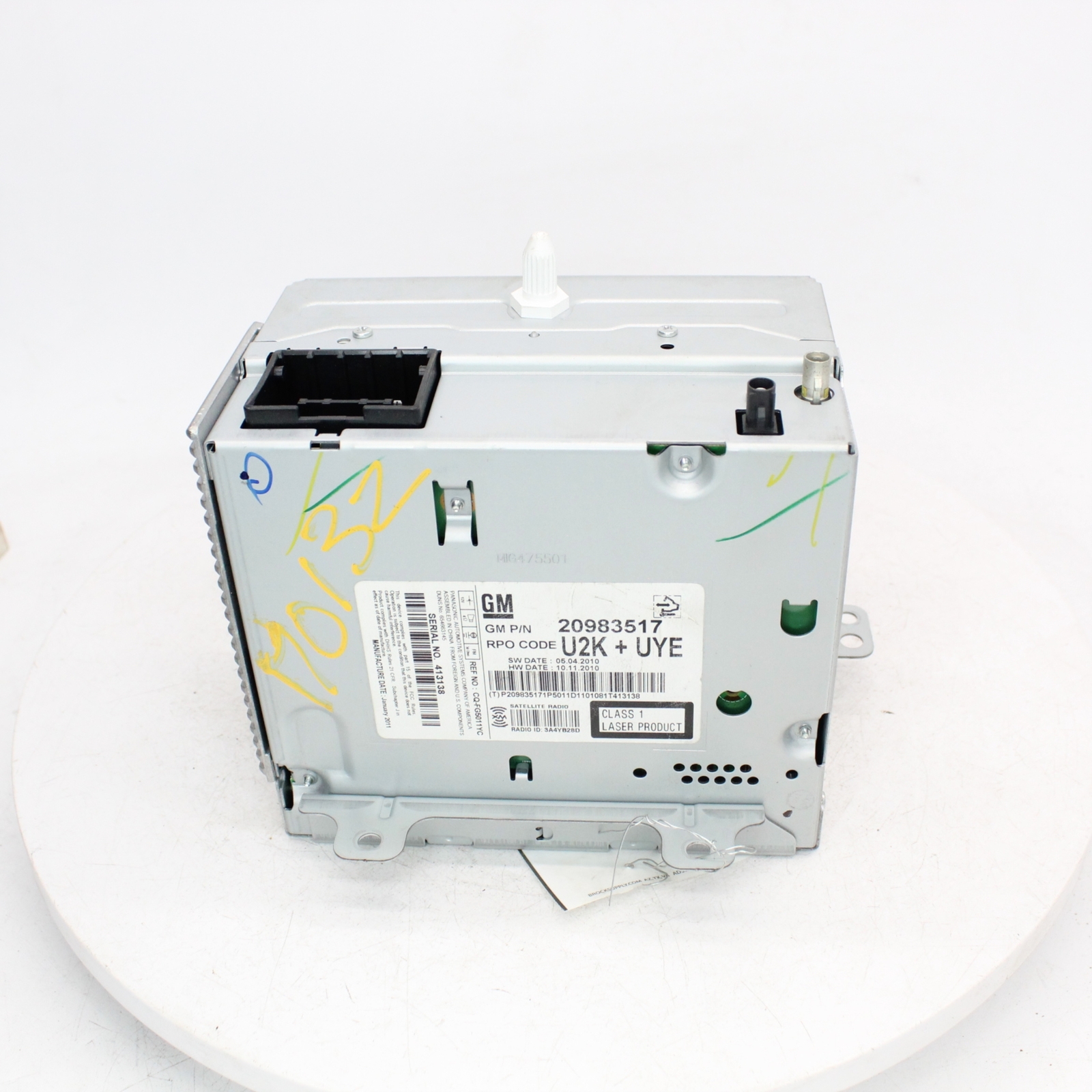 2011 Chevrolet Equinox Receiver Part Number – 638-03487