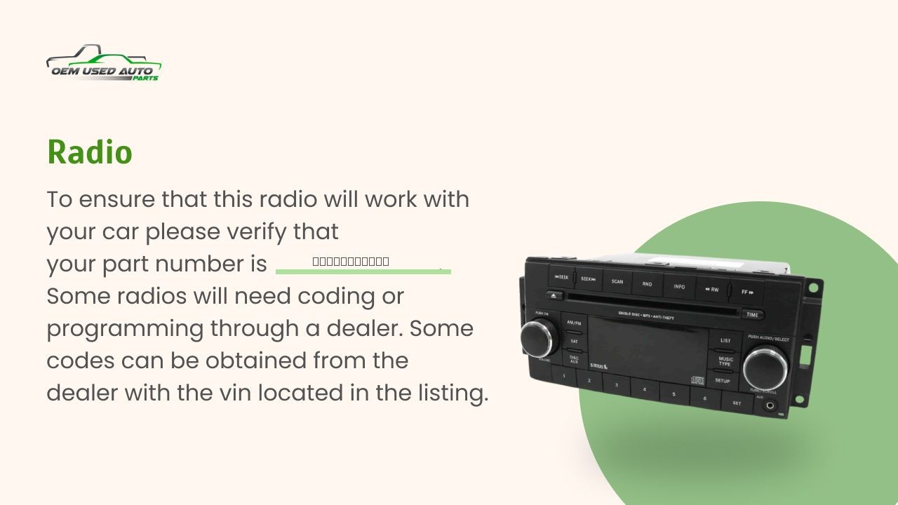 2017-2019 Nissan Sentra Am Fm Cd Player Radio Receiver NCW7B