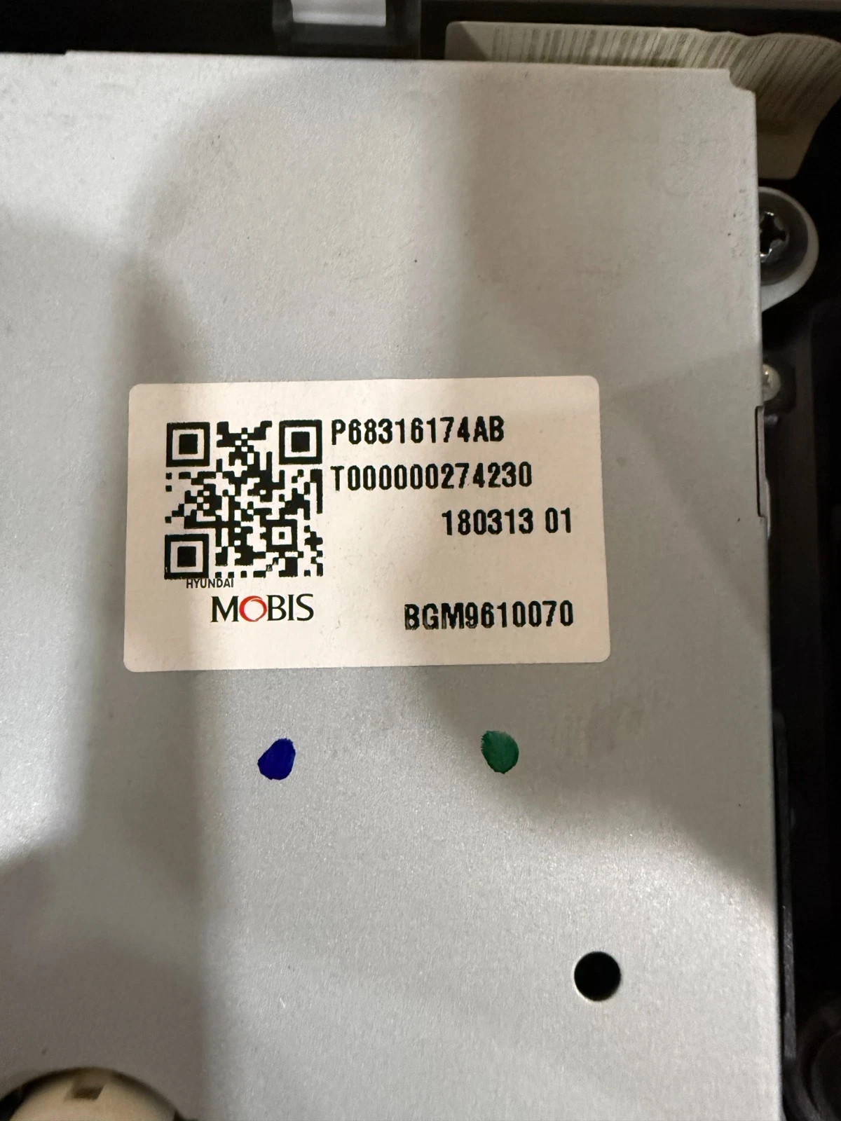2018 CHRYSLER PACIFICA 8.4″ INFO DISPLAY TOUCH SCREEN P68316174AB OEM
