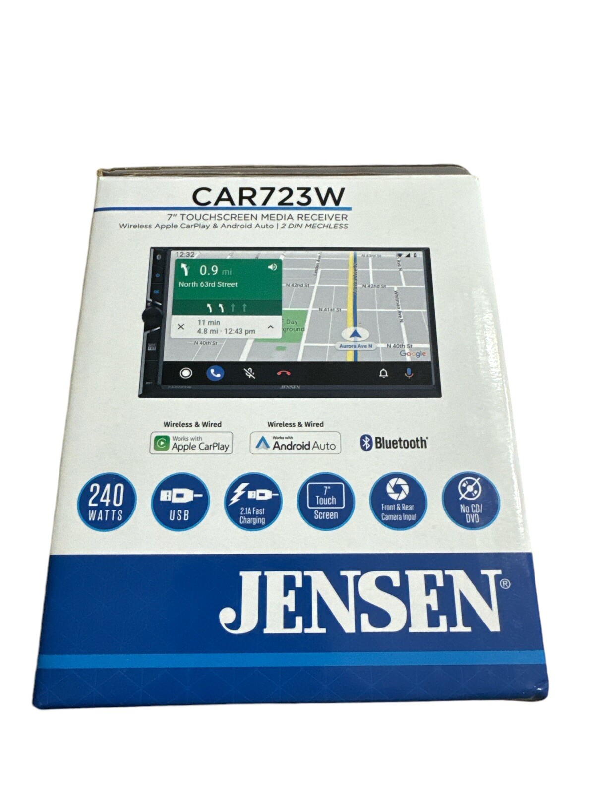 Jensen Android Apple Carplay Car Radio Stereo For 2004-2012 Ford Lincoln Mercury