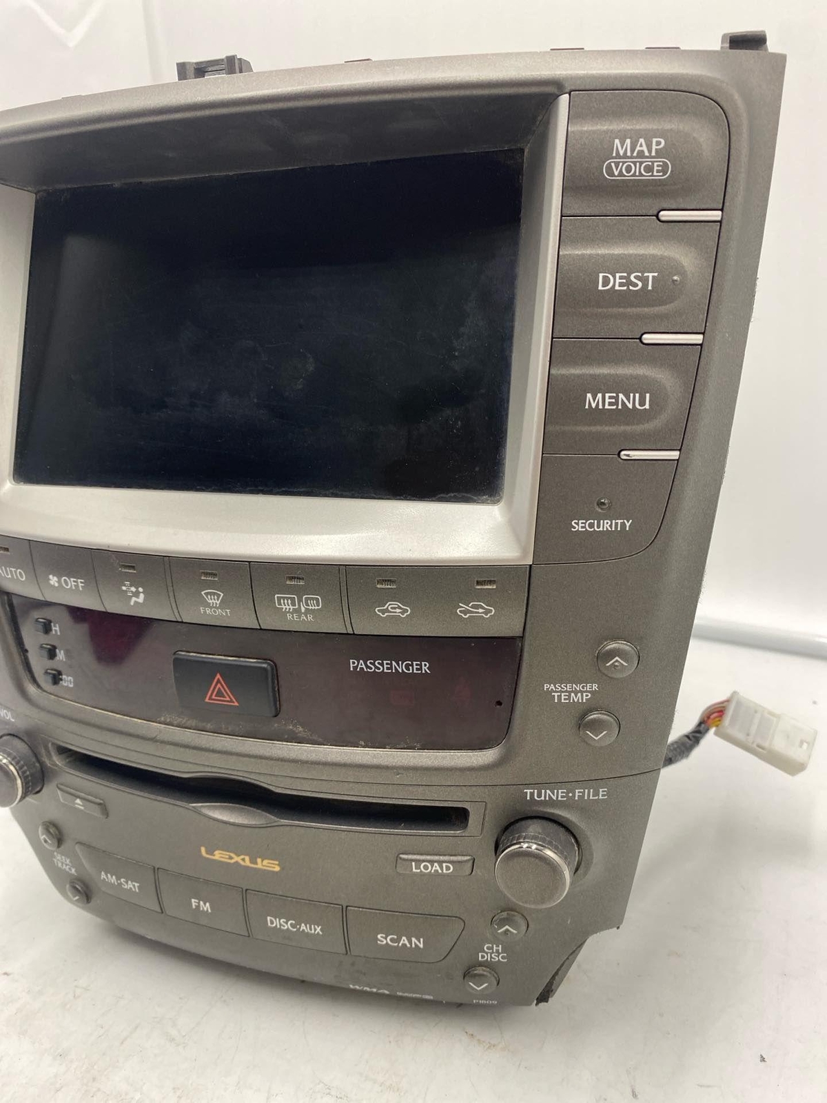 2006-2008 LEXUS IS250 Receiver/Screen/Heater AC Control OEM#86111-53050