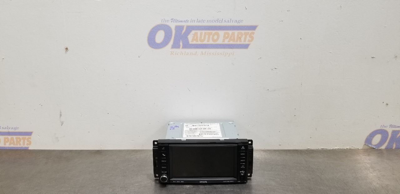 11 DODGE CHALLENGER SRT8 RADIO AUDIO RECEIVER HEAD UNIT RHB OPTION 05064836AH