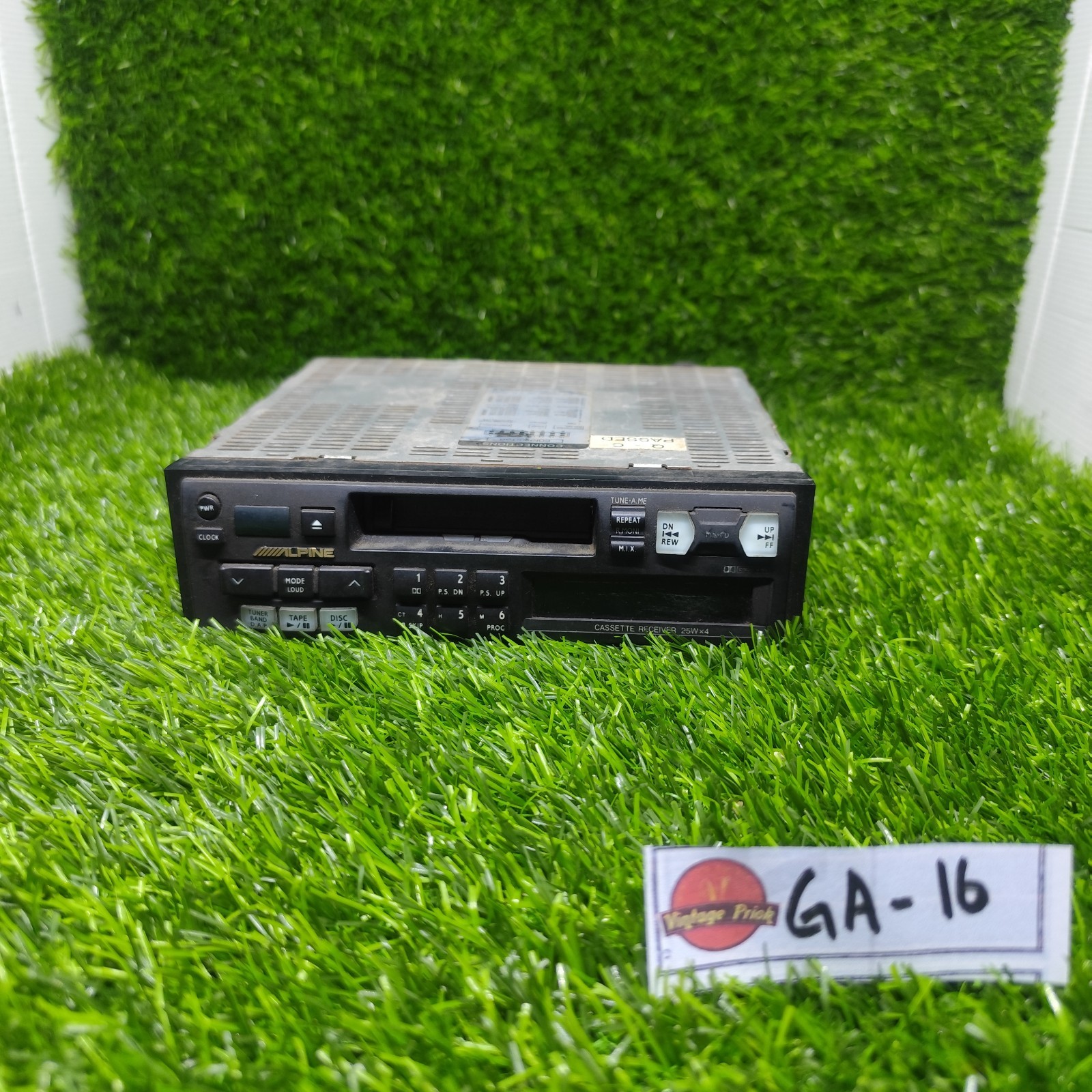 Rare Alpine 7532E Car Audio Radio Cassette Receiver Retro