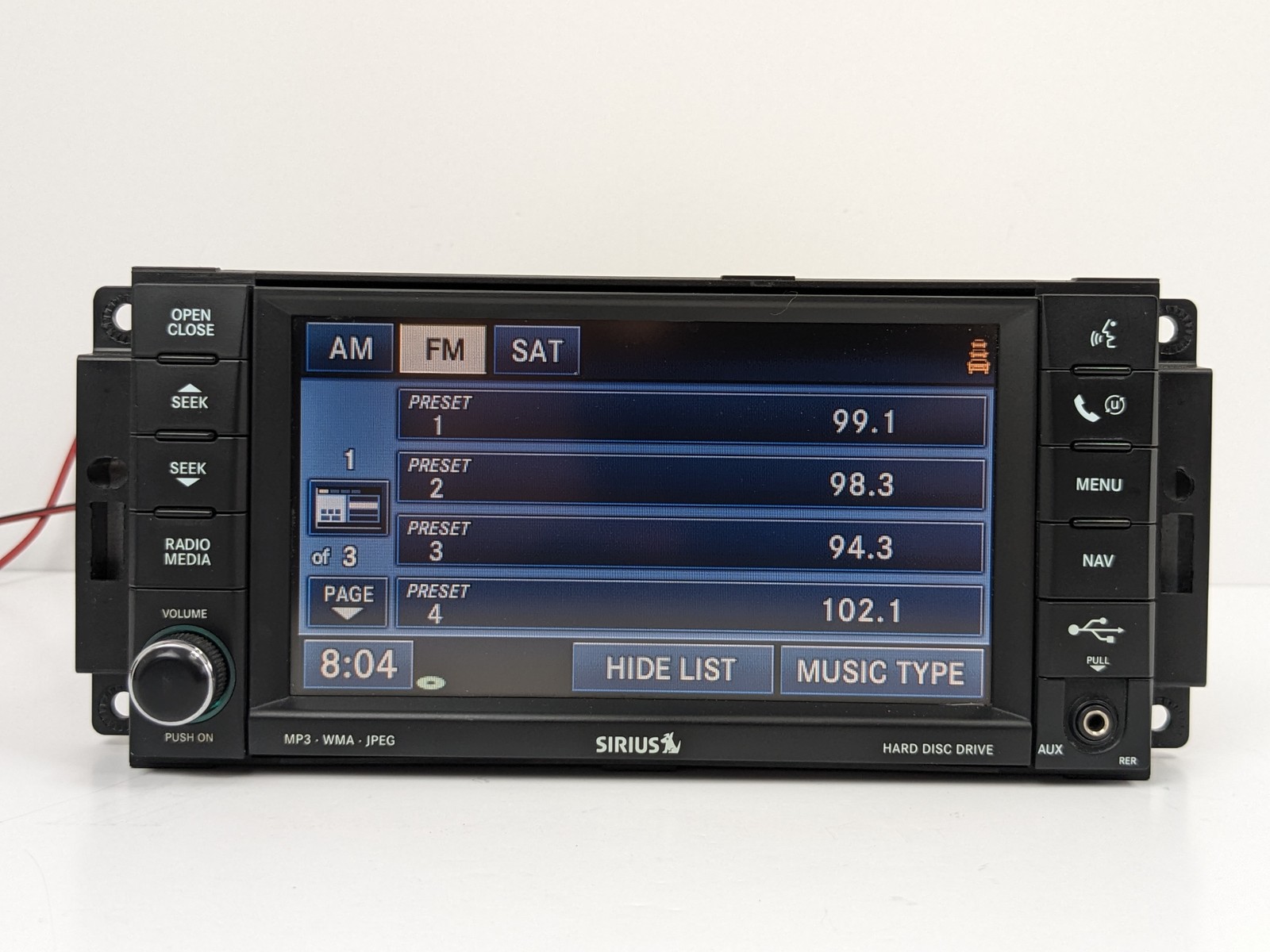 2008-2010 Chrysler 300 Radio AM FM DVD Player Receiver W/Navigation OEM ID RER