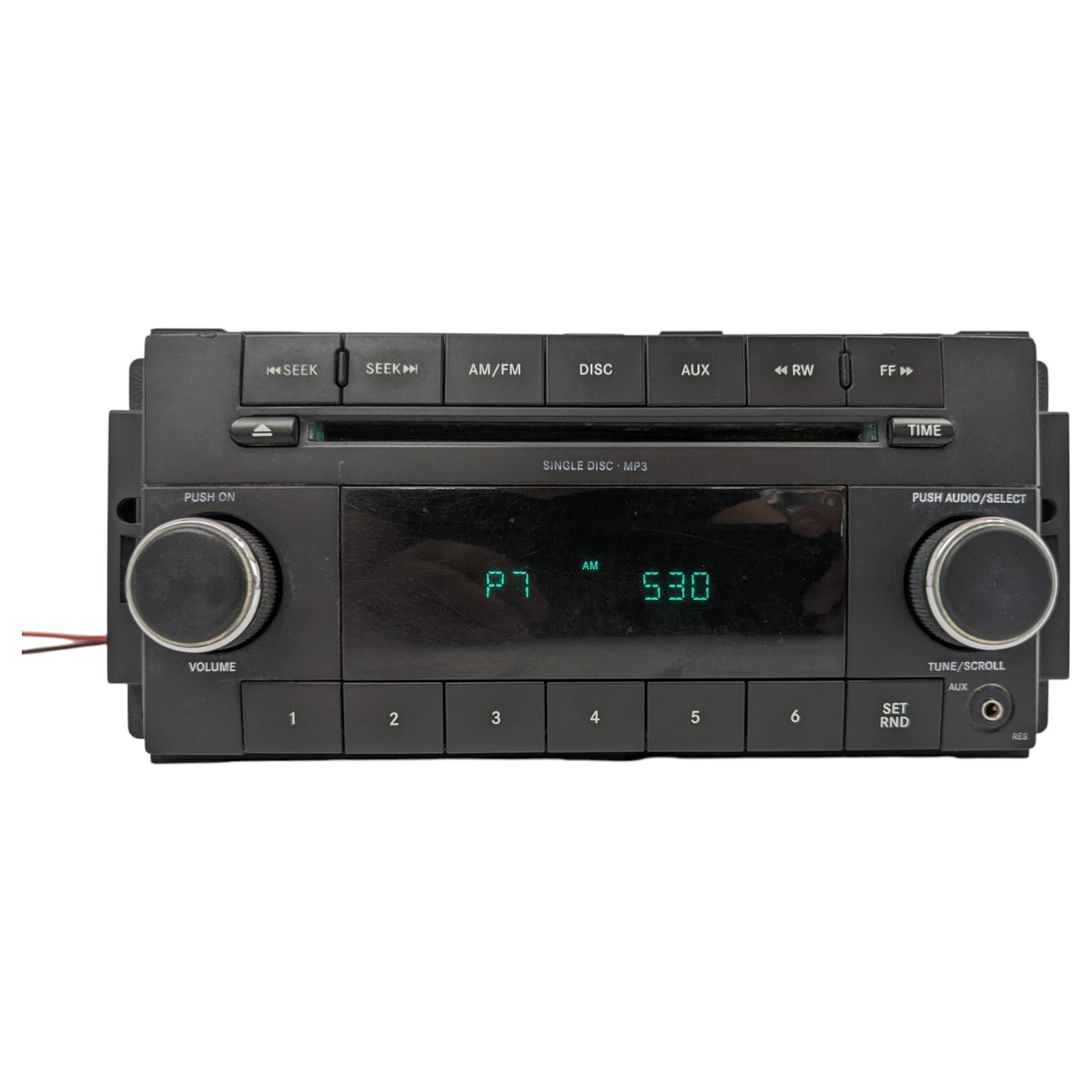 2008-2012 Jeep Chrysler Dodge RAM RES Radio CD Disc Player Changer AUX MP3 OEM
