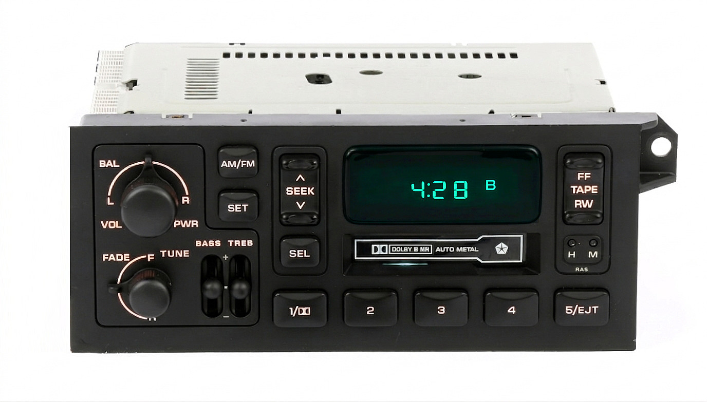 1994 – 2002 Stock Dodge Chrysler Jeep AM-FM Cassette Radio PO4858556AD