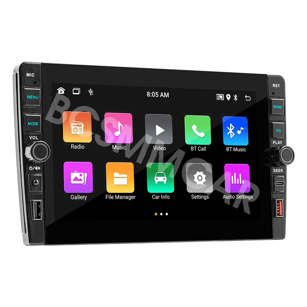 Car Stereo Radio MP5 Player 9in GPS Navigation Android 12 WIFI/FM/USB Head Unit