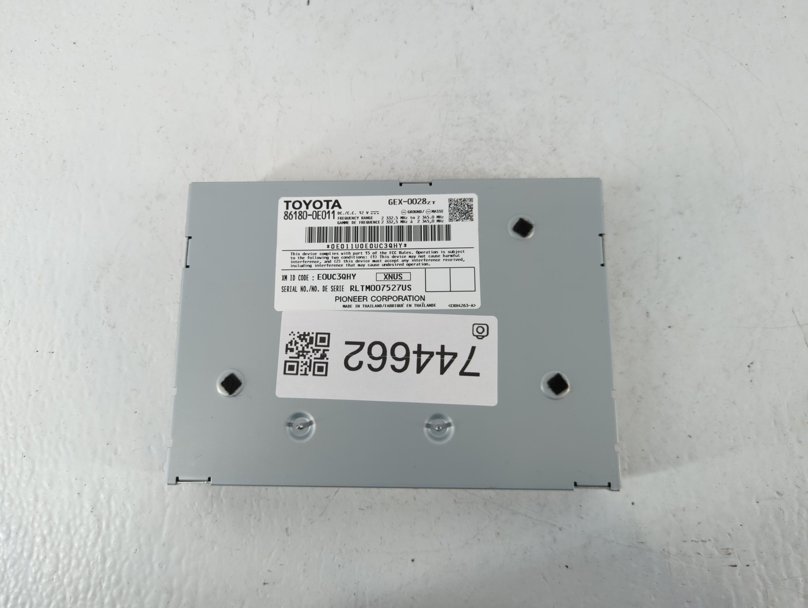 2014-2019 Toyota Highlander Am Fm Cd Player Radio Receiver UIOR3