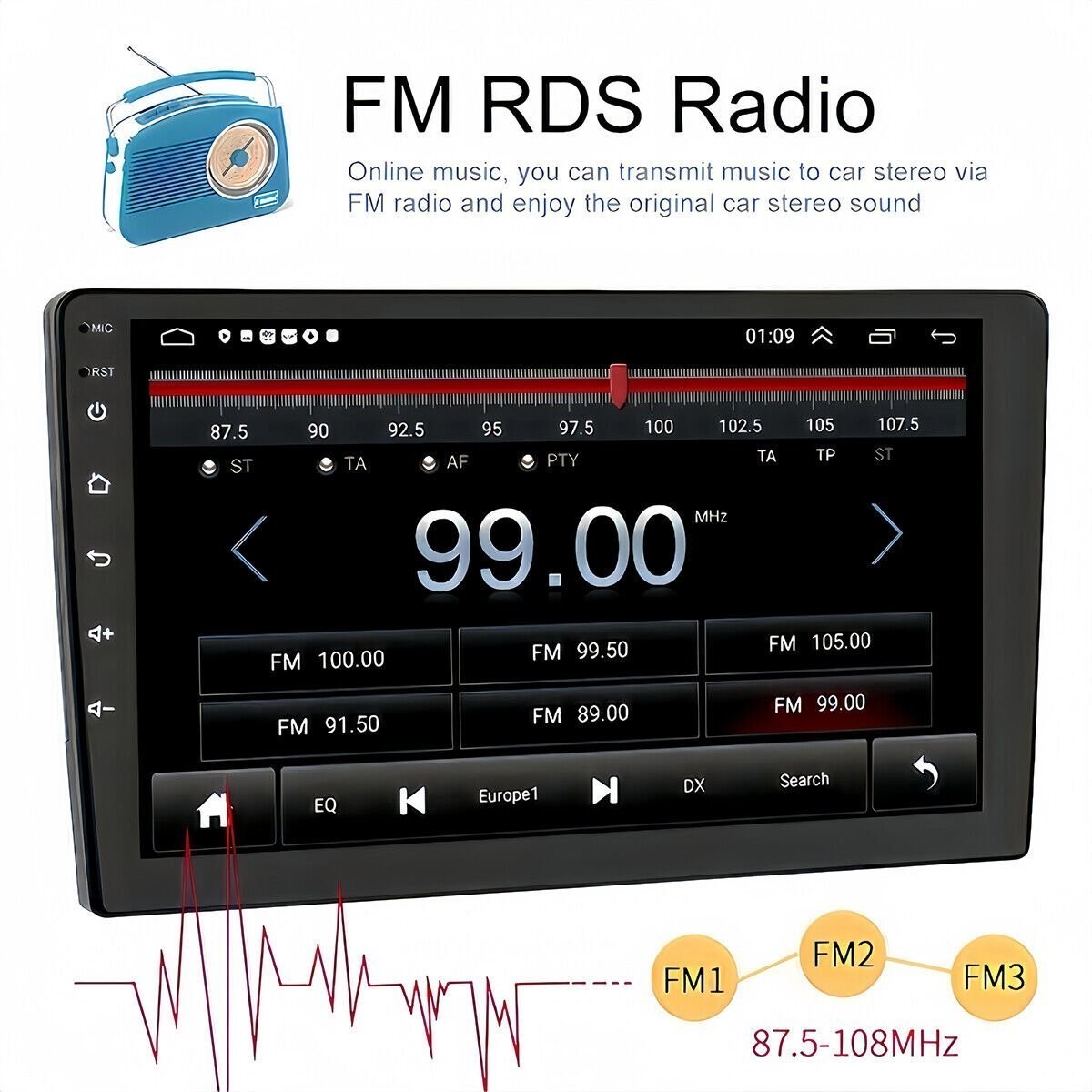 Car Radio Stereo Carplay For Nissan X-Trail 4+64G 10in Media Car