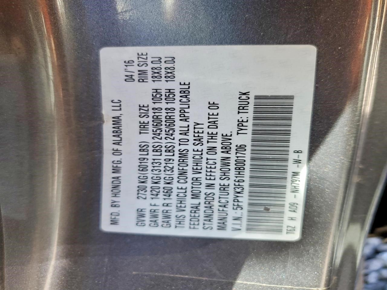 Audio Equipment Radio Receiver US Market Rtlt Fits 17-18 RIDGELINE 32901360