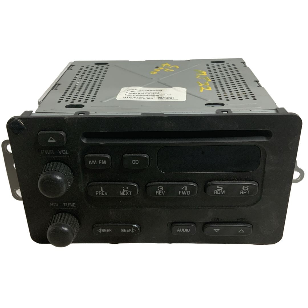 00-05 Chevrolet Cavalier Audio & Visual Equip Radio 10309459 AM/FM/CD 638-1230F