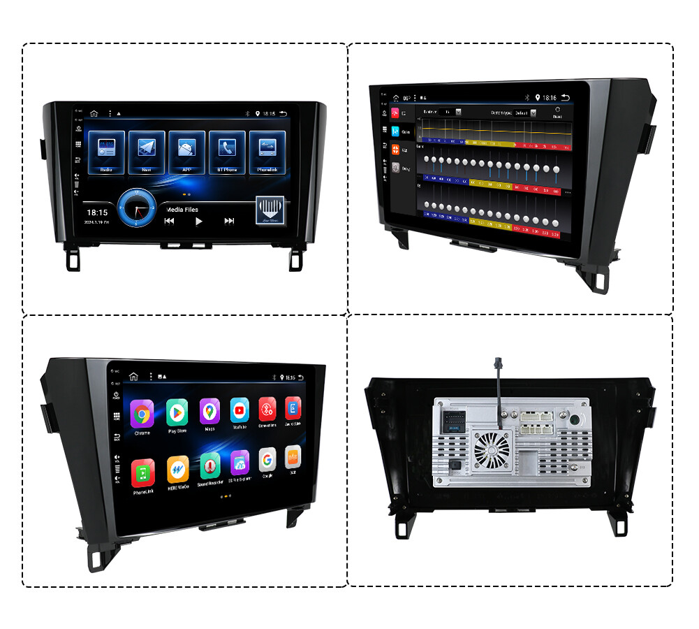 4G FOR NISSAN XTRAIL QASHQAI ROGUE 2014-2018 CARPLAY ANDROID 14 CAR STEREO 128GB