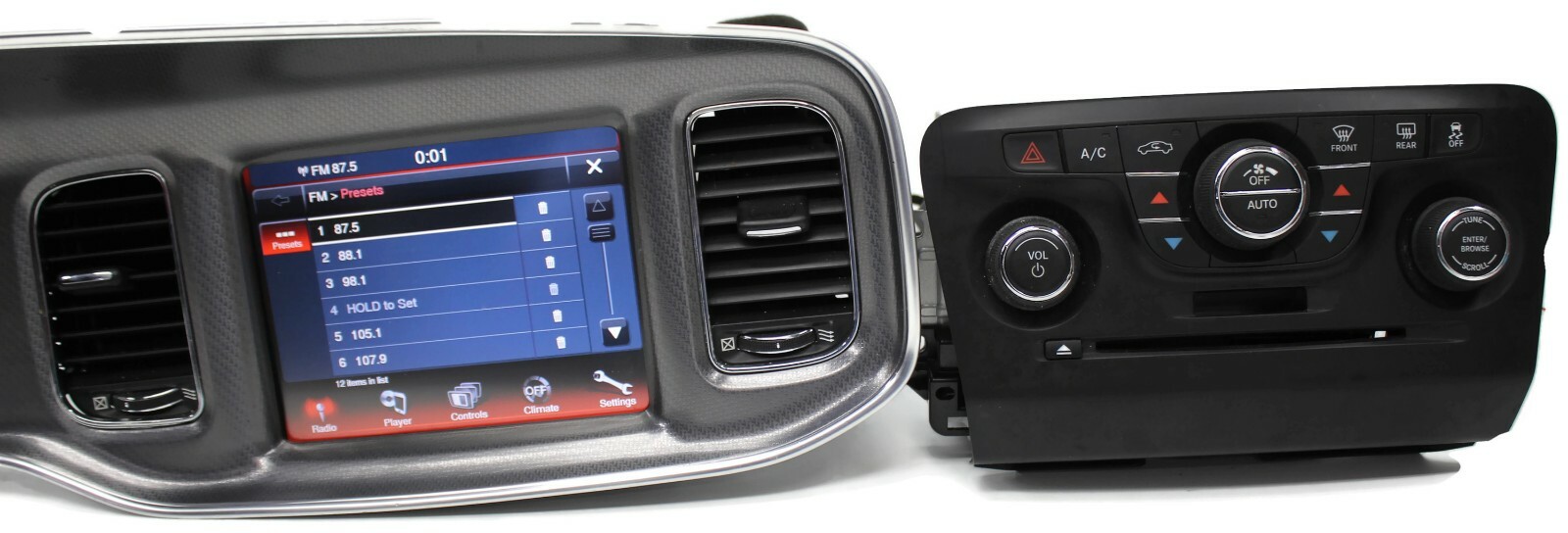 11-14 Dodge Charger Radio NON NAVI Cd Player Display Screen 05064798AH +Code