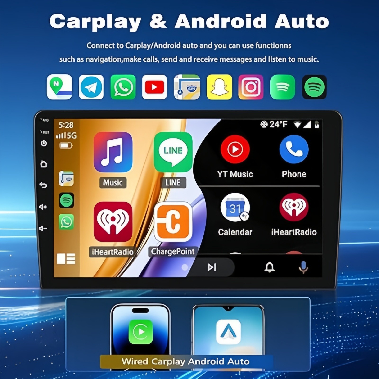 10.1″ For Mercedes Benz Sprinter 2018-22 Carplay Android 15 Car Stereo Radio GPS