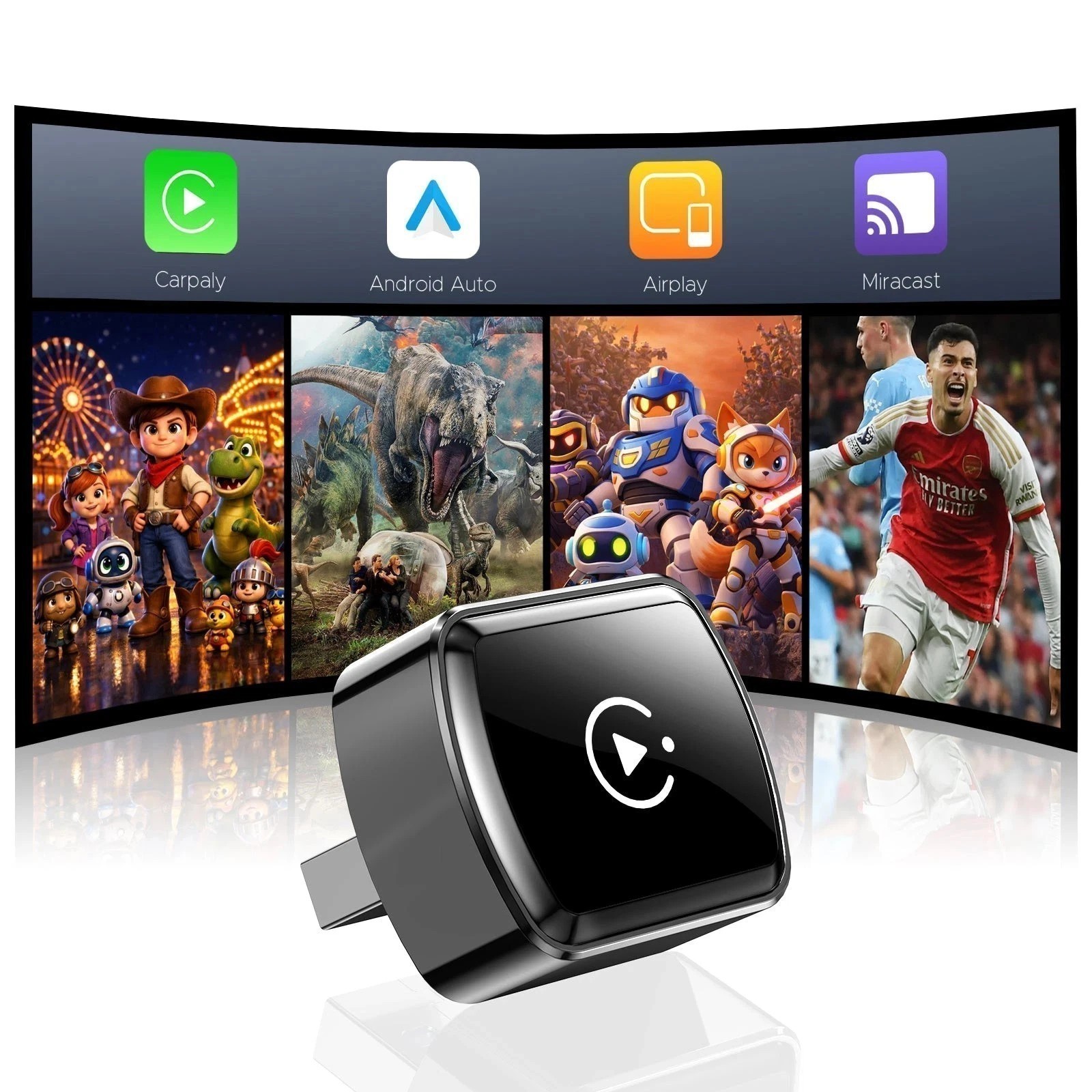 2026 Wireless CarPlay Adapter For iPhone Apple Wireless Carplay USB Plug & Play