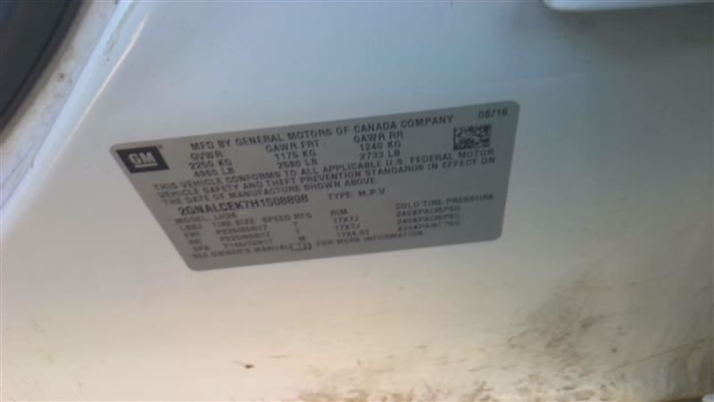 Audio Equipment Radio Receiver AM-FM-MP3-USB Opt Ufu Fits 16-17 EQUINOX 26477101