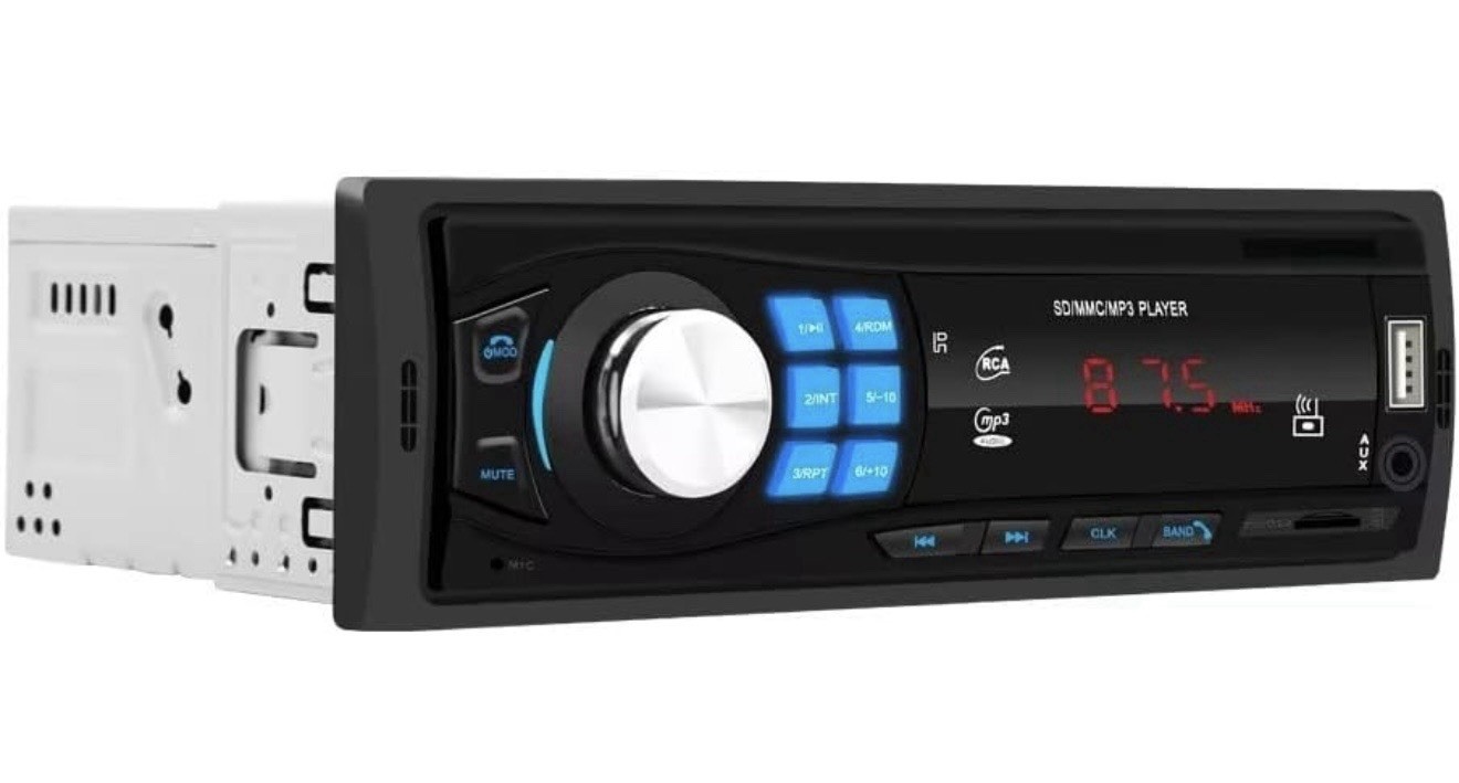 Car Radio and Video Adapter MP3 MP4 MP5 Player 1 Din Car DVD Player FM Radio Card