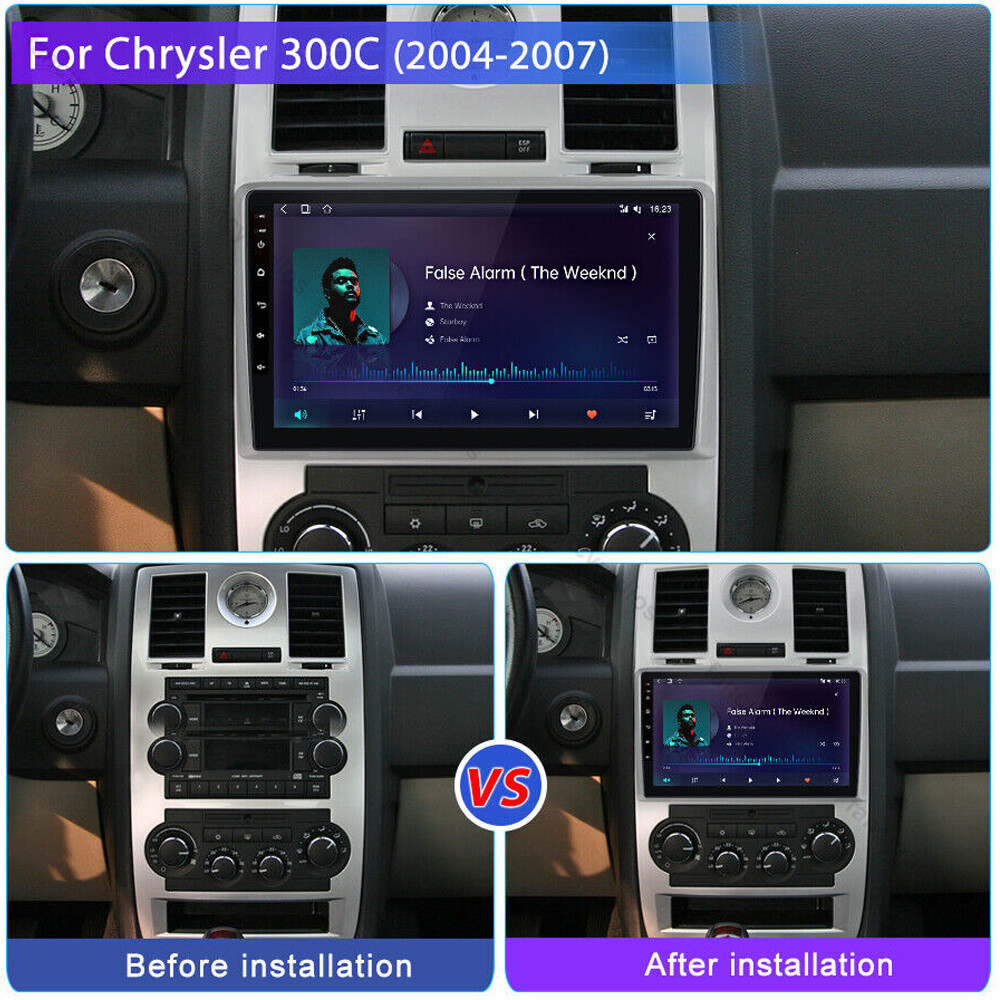 Android 12.0 2+32G Carplay Car Stereo Radio GPS WIFI For Chrysler 300C 2004-2007