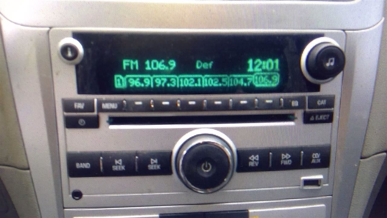 Audio Equipment Radio AM-FM-stereo-CD-MP3-USB Opt Uui Fits 09-12 MALIBU 734480