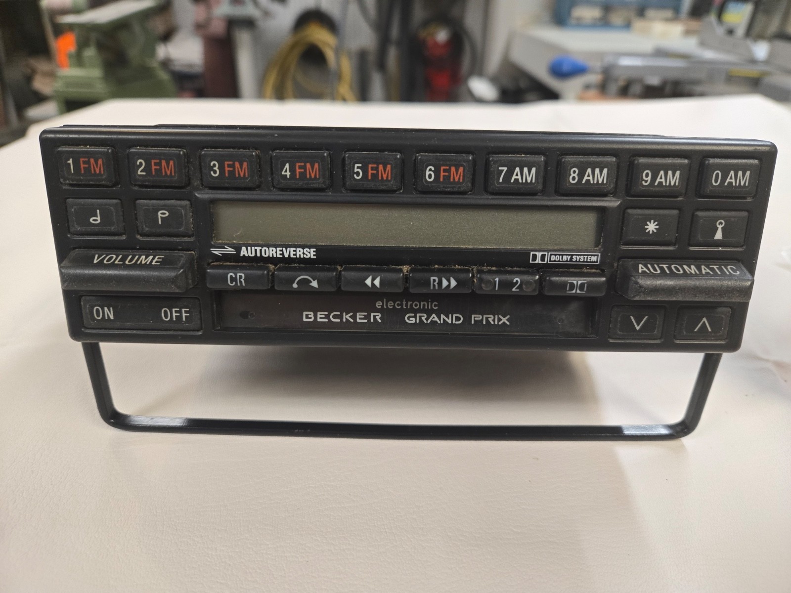 BECKER Radio GRAND PRIX Stereo Cassette Player – Mercedes W126 300D R107