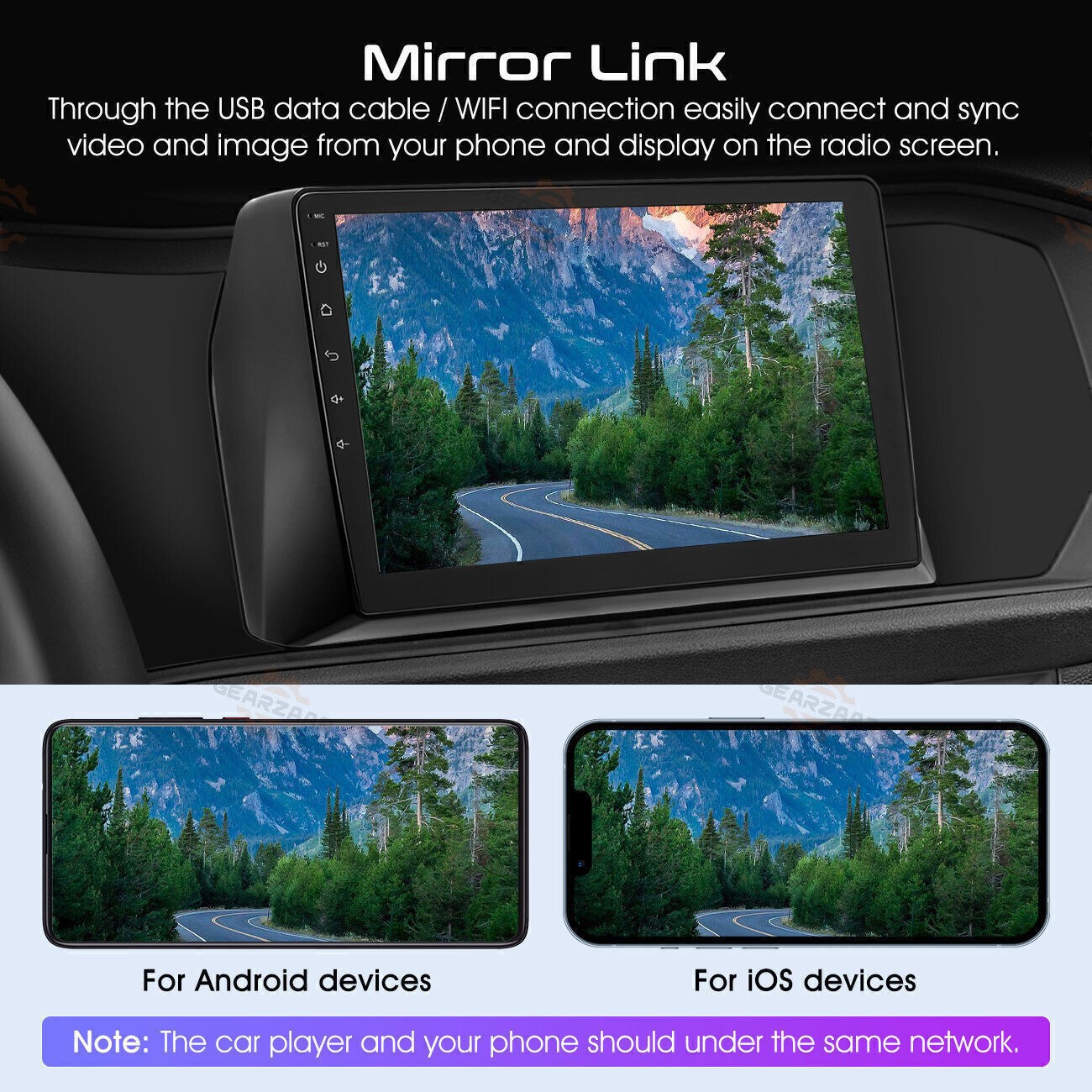 For 2016-2024 Ram Tradesman Apple Carplay Radio Android 15 GPS WIFI W/ Camera