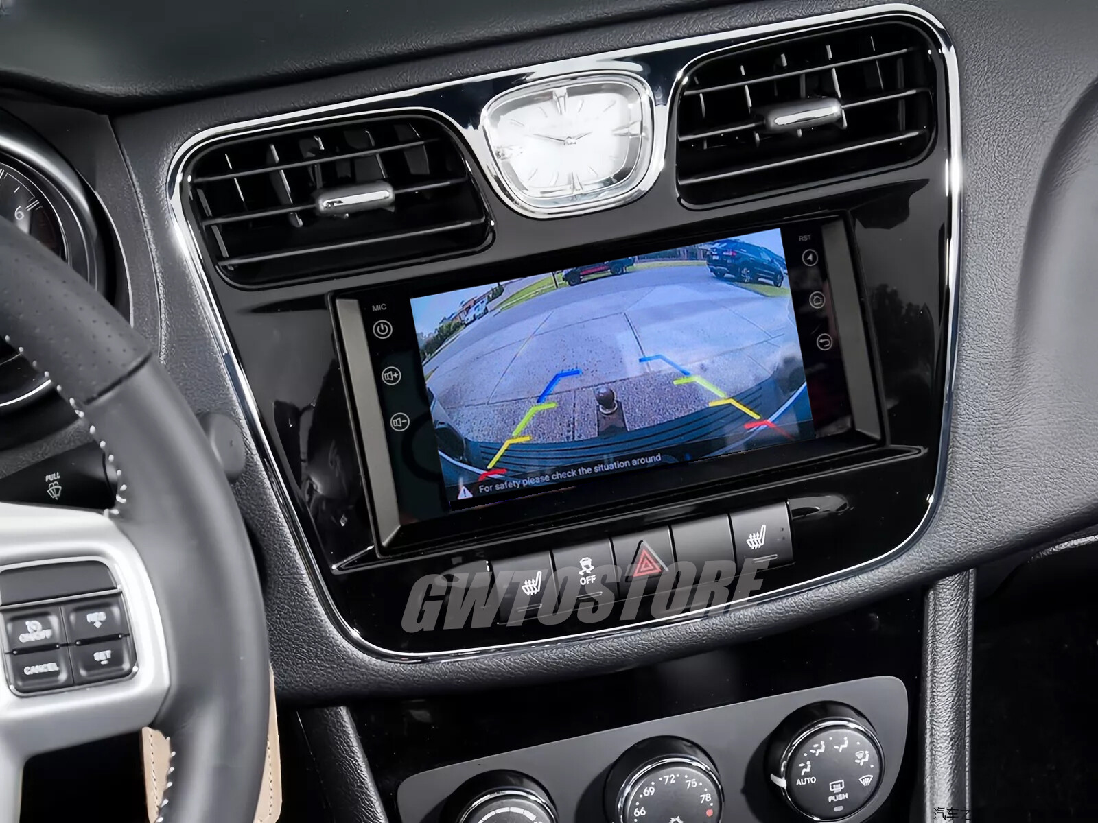 Car Radio Stereo For 2011-2014 Chrysler 200 Apple Carplay Android 13 GPS Navi