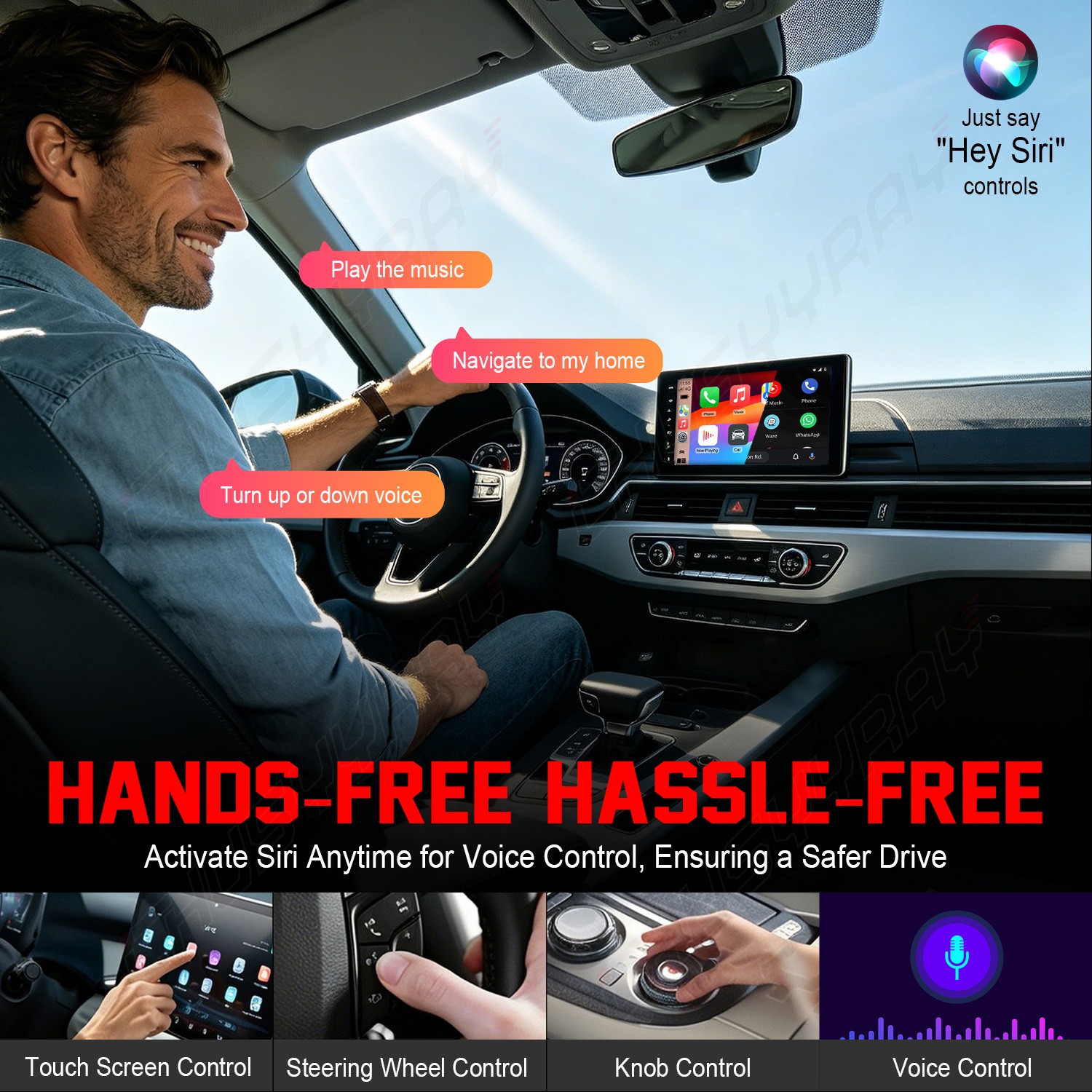 Wireless CarPlay WIFI AI box Auto Adapter Converter For iPhone Apple