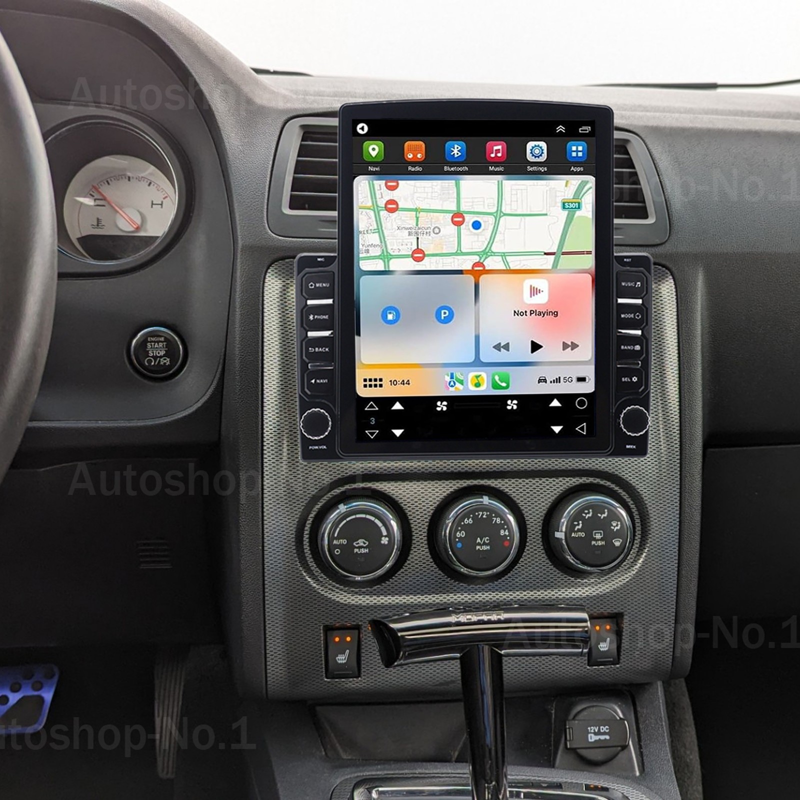 32G For Dodge Challenger 2008-2014 Carplay Android 9.7″ Car Stereo Radio GPS Nav