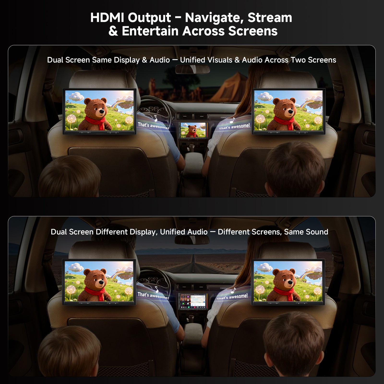 ATOTO 7″ 2Din Android Car Stereo GPS 6+128G in-Car Karaoke Support Cam Recording