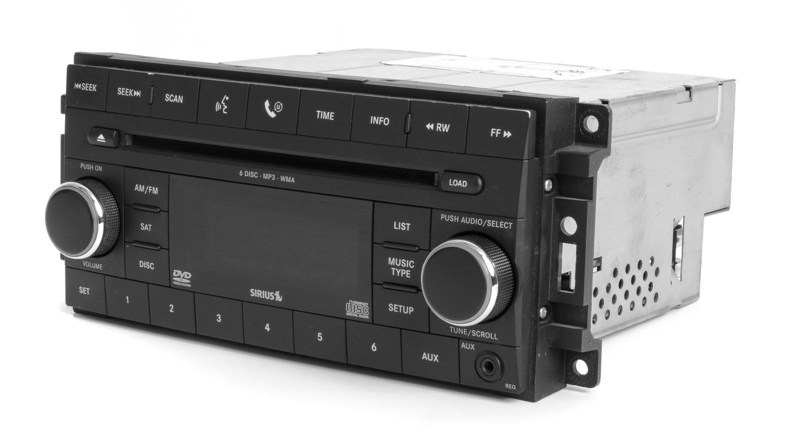 2007-11 Dodge Dakota Jeep Commander AMFM 6 Disc CD DVD XM Ready REQ 05064922AF