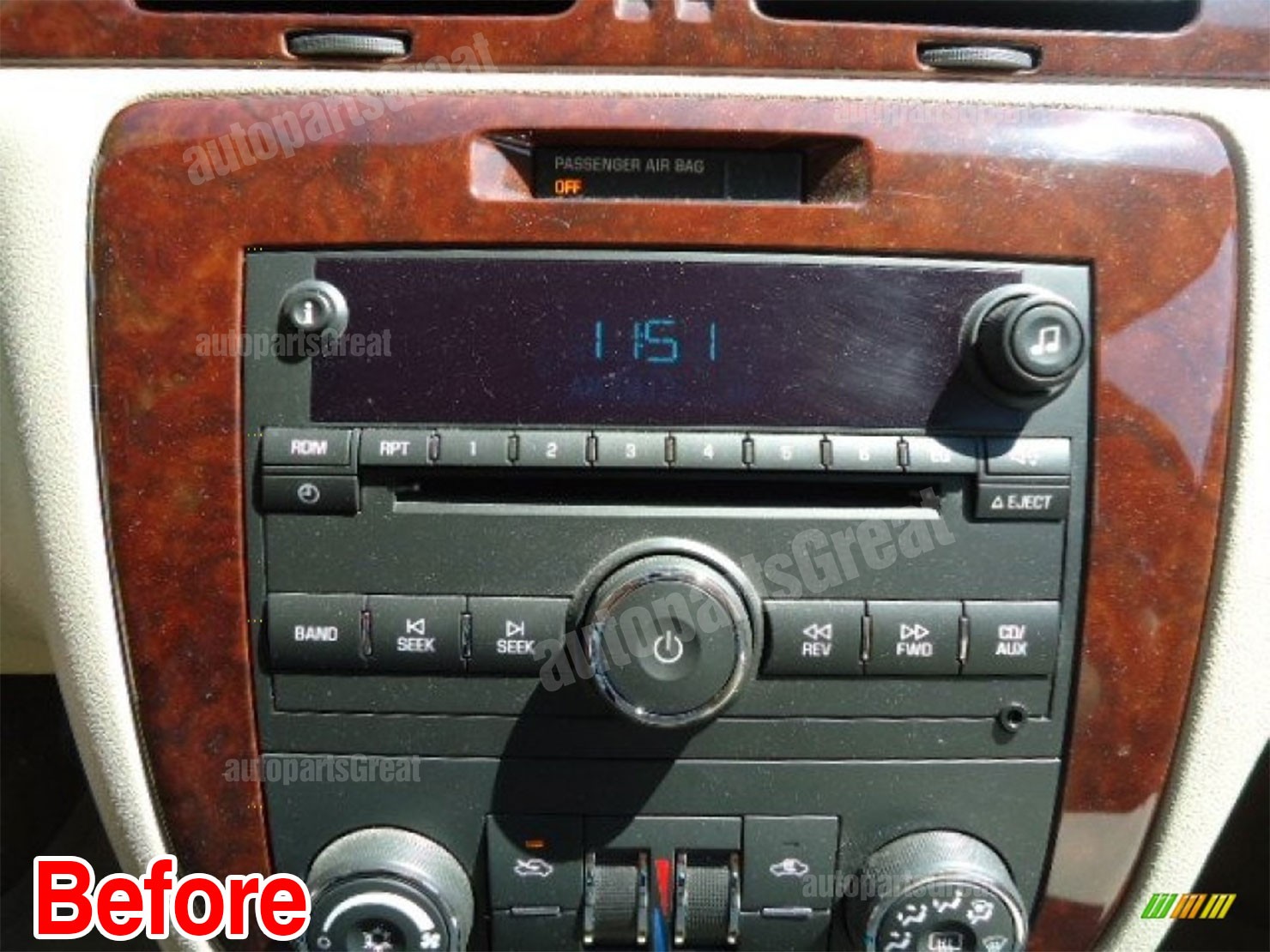 For 2006-2013 Chevrolet Impala 10” Carplay Radio Android 13 DSP Head Units Wifi