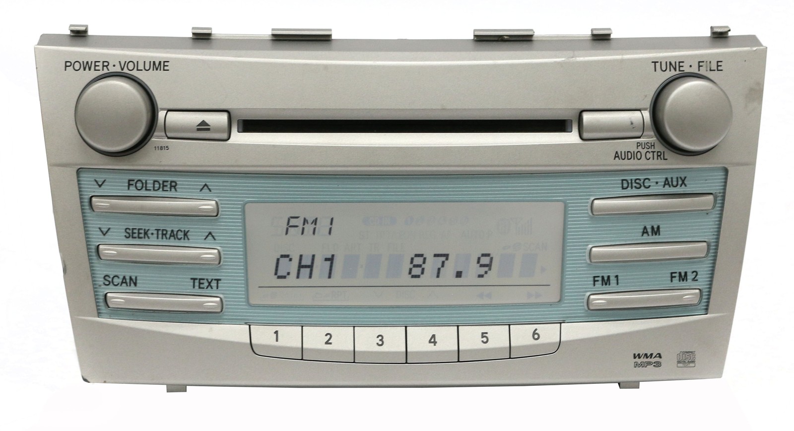 Toyota Camry 2007-09 AM FM Radio mp3 Single CD Receiver PN 86120-06180 11815