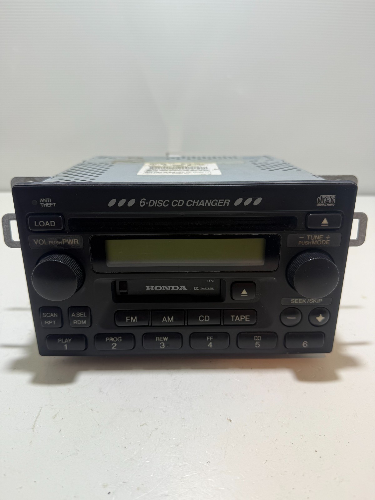 🥇2001-2002 Honda Accord AM FM 6 Disc CD Player Radio 12 Volt OEM 39100-S84-A300