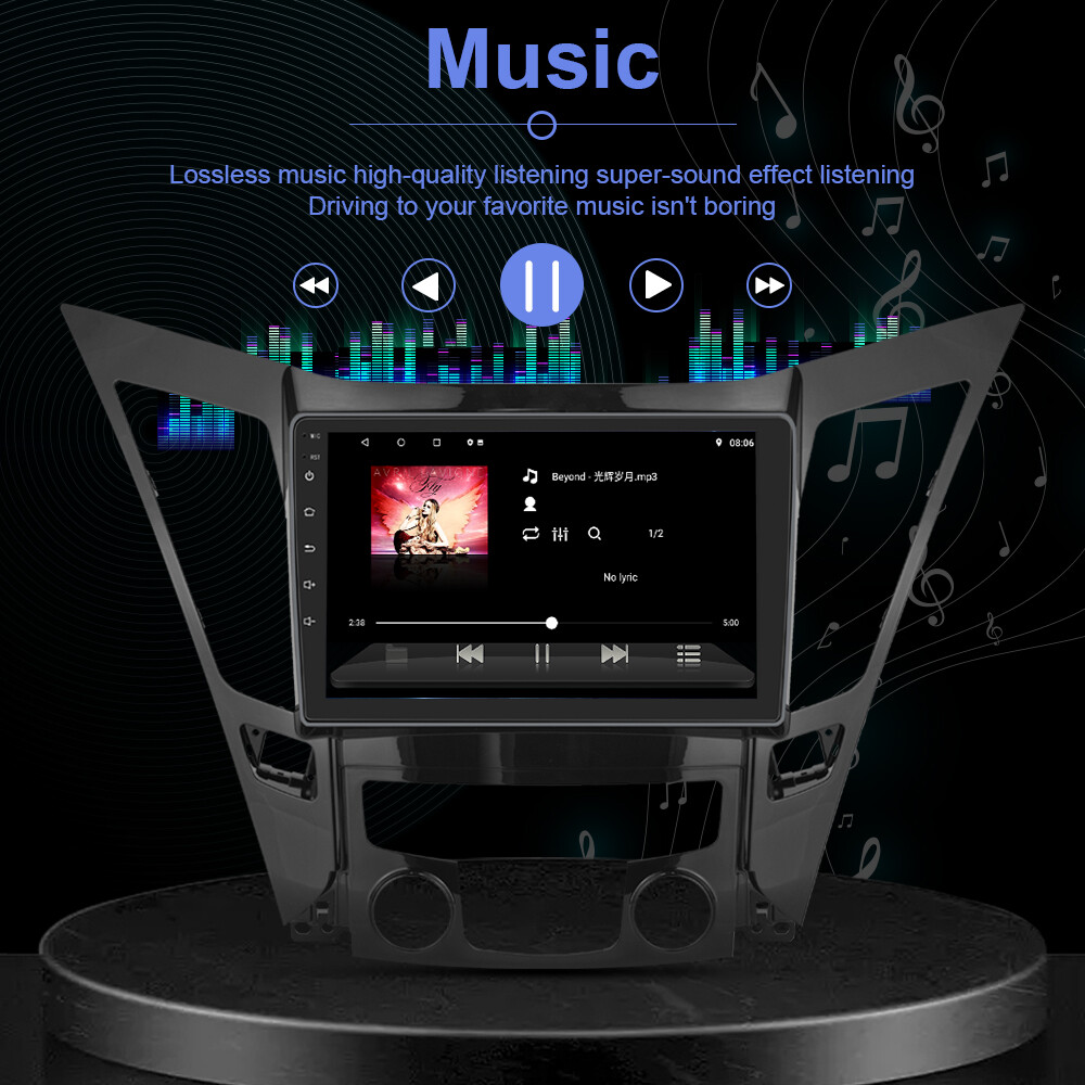 Car Stereo Radio Android 15 GPS Navi Wifi FM BT For 2011-2015 Hyundai Sonata 64G