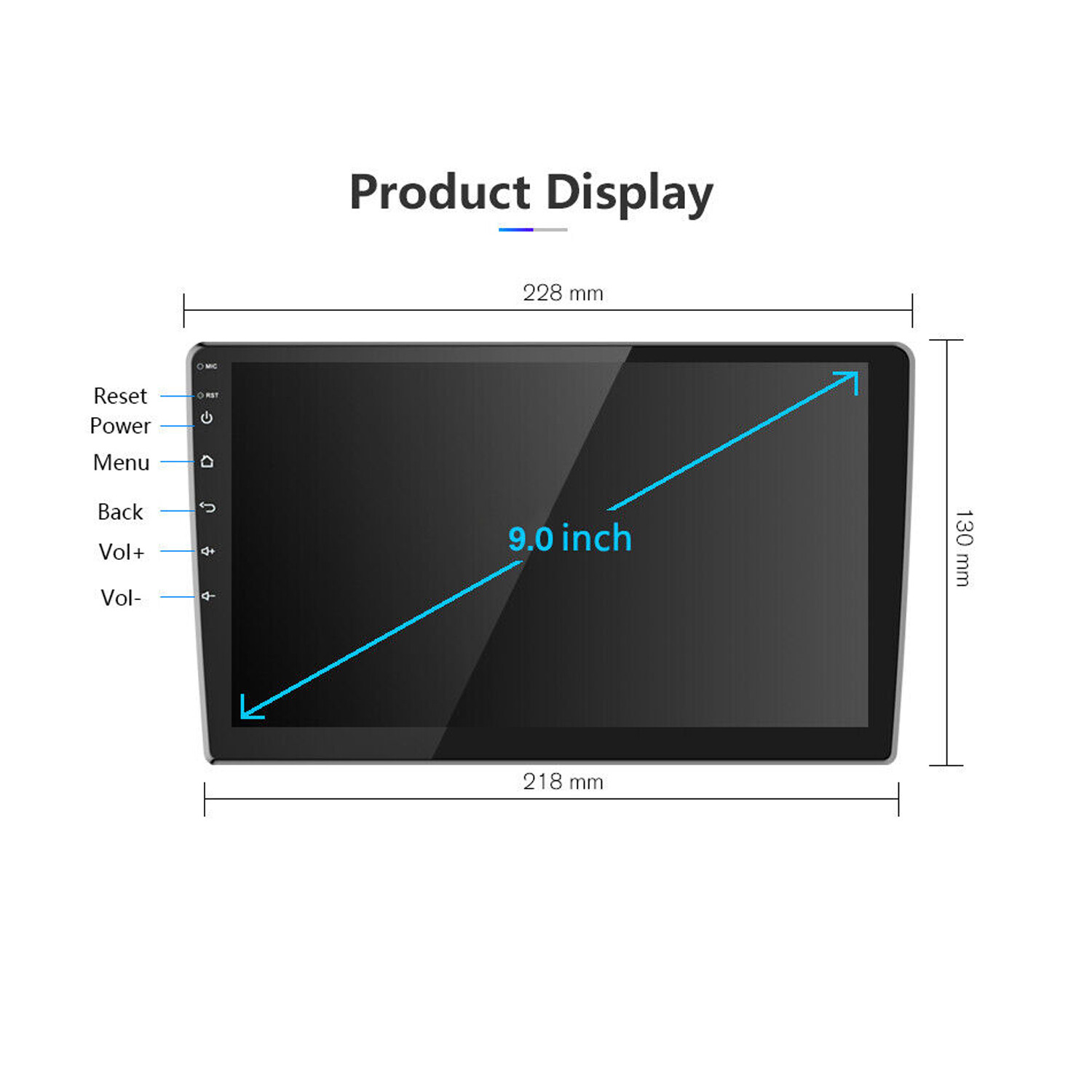 Android 13 Radio 2+32GB GPS Carplay DSP For Chevy Tahoe Suburban GMC Yukon 06-14