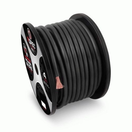 Metra V12GW-8250 V12 8 AWG Single 250′ Matte Smoked Stranded GPT Power Wire