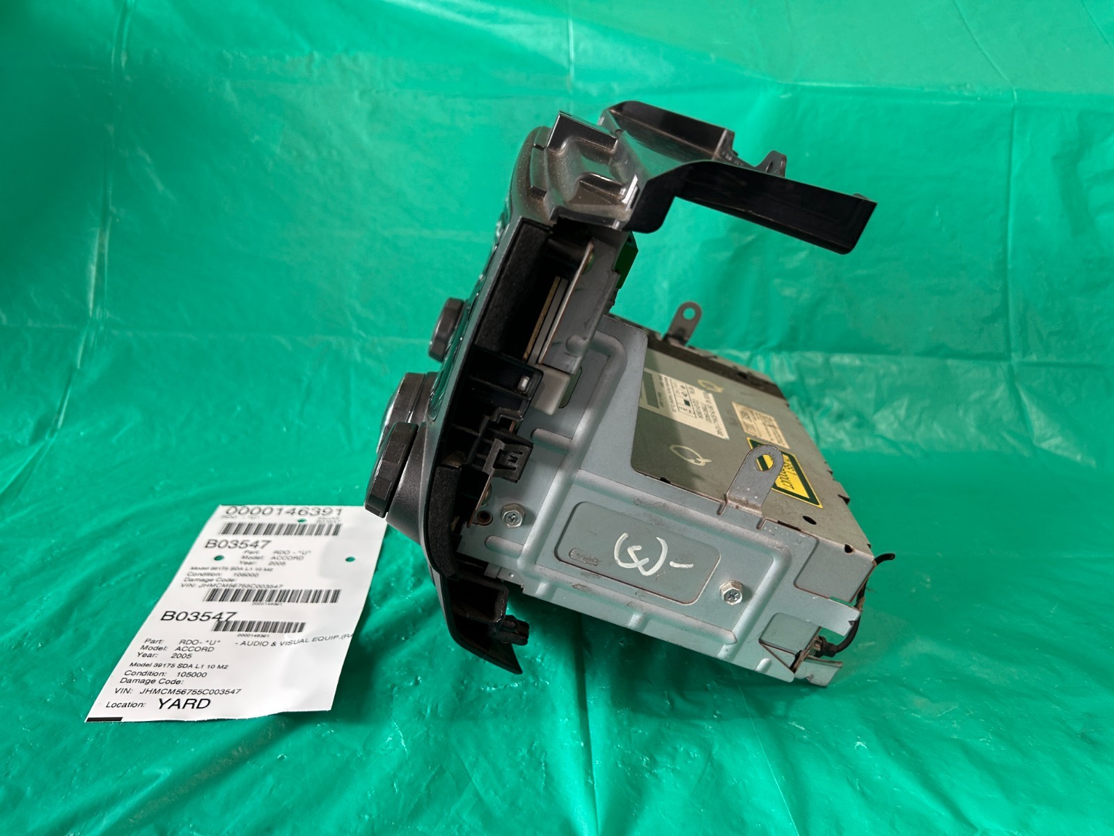 Audio & Visual Equip.(radio) HONDA ACCORD 05 39175 SDA L1 10 M2 OEM
