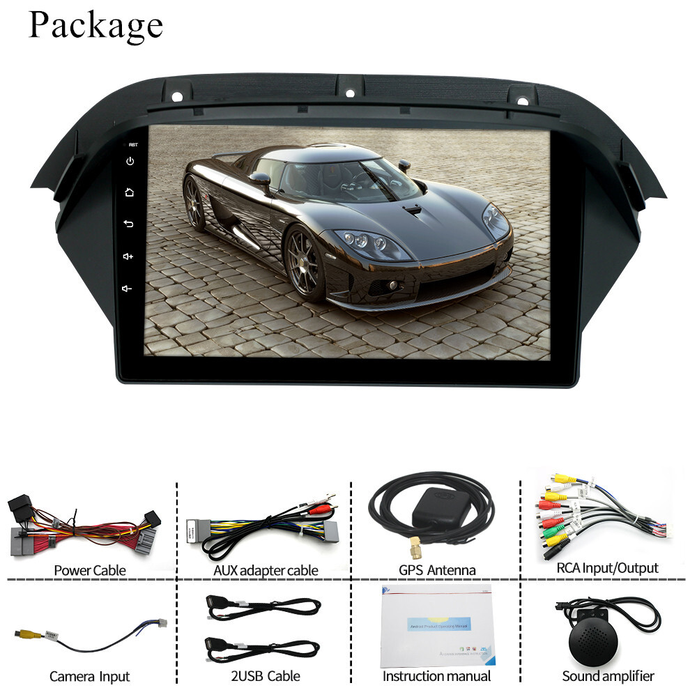 For 2007-2013 Acura MDX Stereo Radio Android 12.0 GPS Nav Head Unit Wifi FM 9″