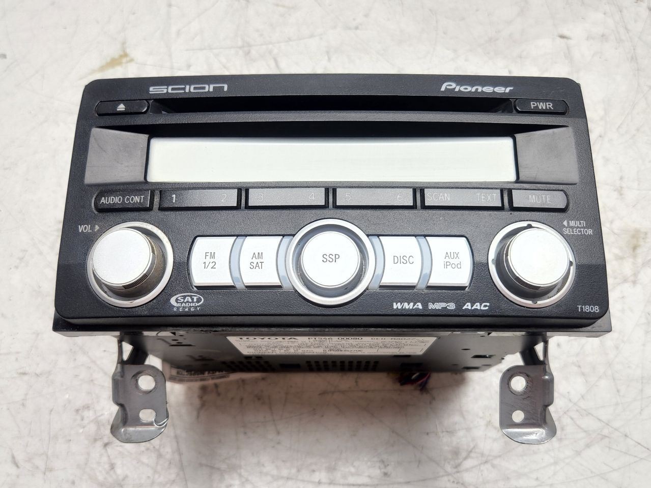 2008-2014, Scion TC, Audio Equipment Radio Display And Receiver, PT546-00080,OEM