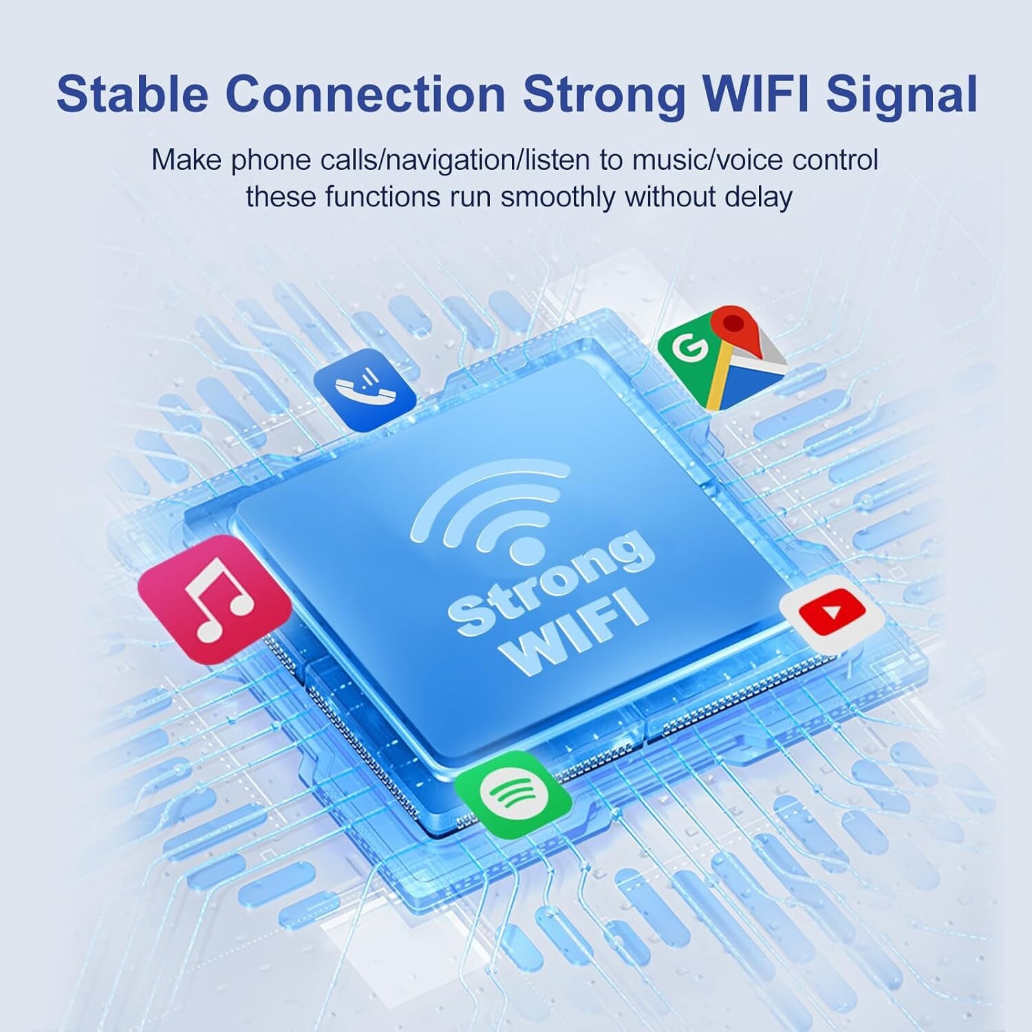 Podofo Wireless Android Auto Adapter, 2023 Upgrade Wireless