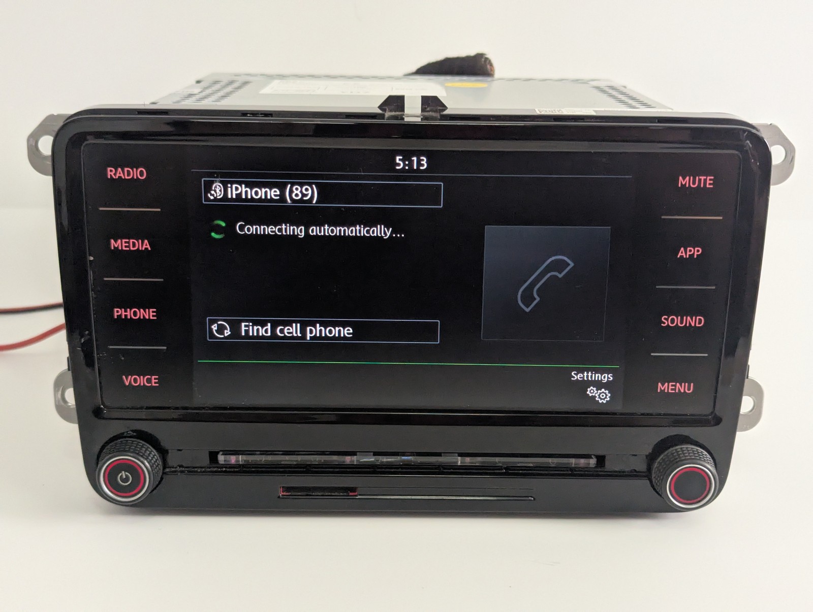 2020-2022 VOLKSWAGEN PASSAT DASH RADIO RECEIVER DISPLAY CD PLAYER HEAD UNIT OEM