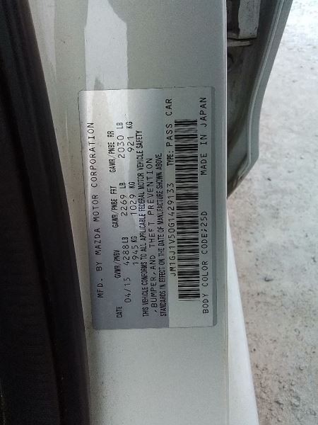 2016-2017 MAZDA 6 Radio Satellite Tuner Receiver Module ID GMP166DRX