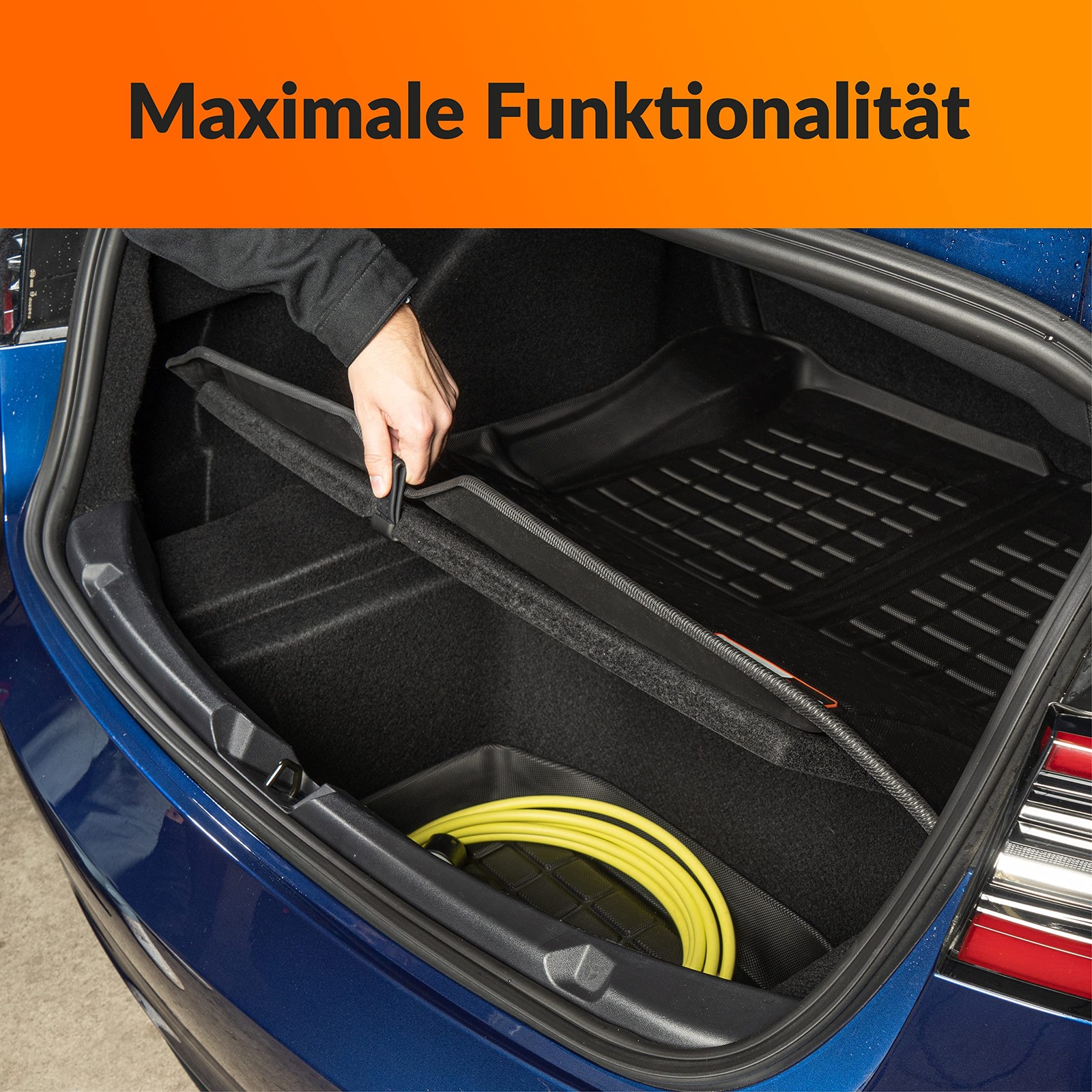 Trunk Mat Compatible for Tesla Model 3 | Rubber Trunk Liner Water Di…
